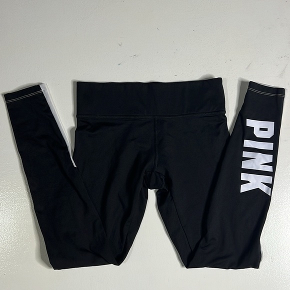 PINK Victoria’s Secret Black Leggings size S - Picture 4 of 12